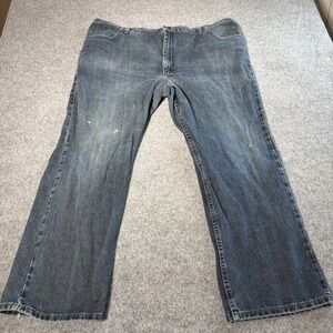 Lee Regular Fit Jeans Mens 48x30 (Fits 45X29) Straight Leg Blue Denim Baggy Work